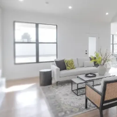 Bright, freshly cleaned living room